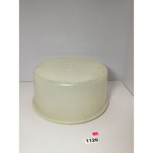 VTG Tupperware Cake Keeper Round Food Storage Container Lid 256-1  Reusable
